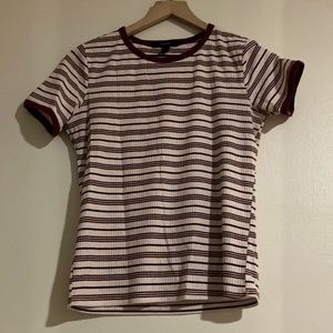 Striped wringer shirt